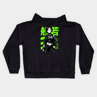 Goth Grunge Anime Manga Girl Cyberpunk Dark Techno Style Goth Japanese Fashion #6 Kids Hoodie